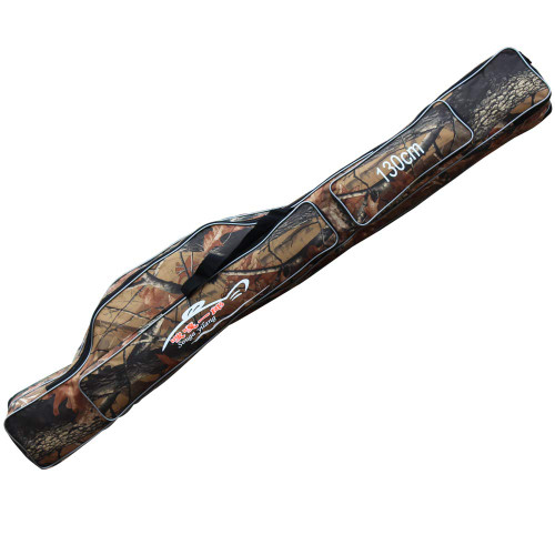 Folding Fishing Rod Case Organizer Pole Storage Bag Rod Reel