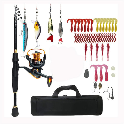 Fishing Rod Set Fishing Gear Set Travel Portable