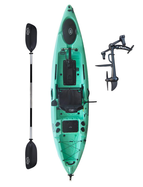 Fishing Kayak, Rudder Steering, 70 lb Hull
