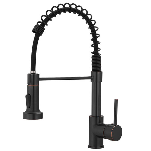 Oil Rubbed Bronze Kitchen Faucet,AIMADI Commercial Single Handle Single Hole