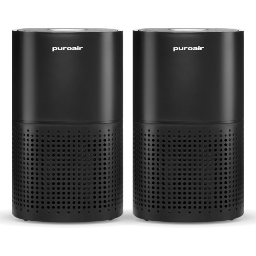 PuroAir 240 HEPA Air Purifiers for Home Large Rooms - Covers Up to 1,000 Sq Ft - Filters Up to 99.9% of Pollutants, Smoke, Pollen (2 Pack)