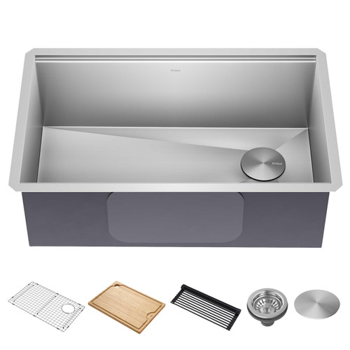 30-inch Undermount 16 Gauge Stainless Steel Kitchen Sink