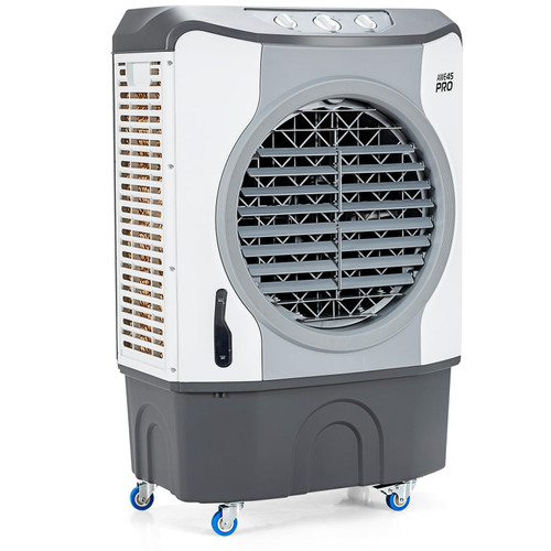 ARLIME Evaporative Air Cooler, 4-IN-1 Commercial Swamp Cooler Fan with 12 Gal Water Tank, 3 Wind Speeds, 100° Oscillation