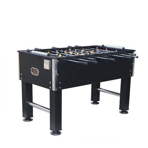 Football Arcade Soccer Game Table for Offices Home Adult Kids with Leg Levelers & Heavy Duty Legs Balls 2 Cup Holders