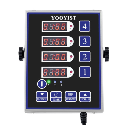 Kitchen Timers for Cooking – 4 Channel Commercial Kitchen Timer