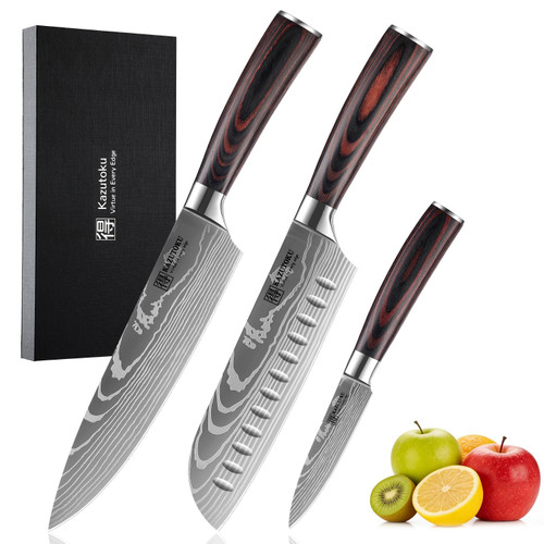 3 Piece Kitchen Knife Set