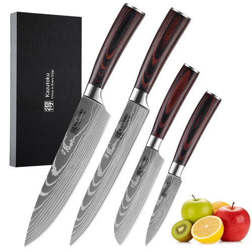 4 Piece Kitchen Knife Set