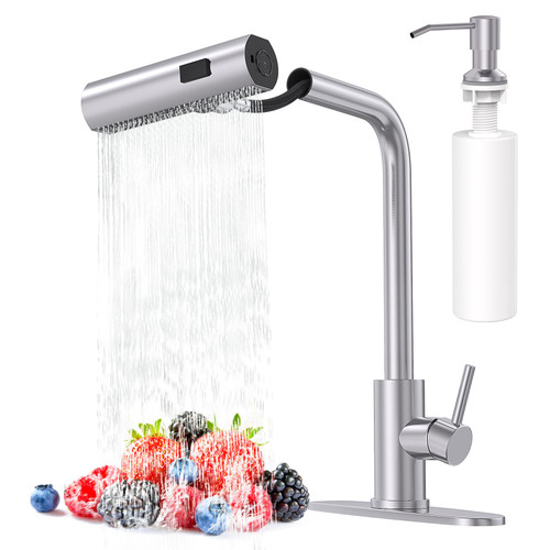 AVSIILE Brushed Nickel Kitchen Faucets