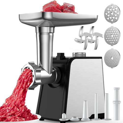 Oaomi 3200W Max Electric Meat Grinder & Sausage Stuffer
