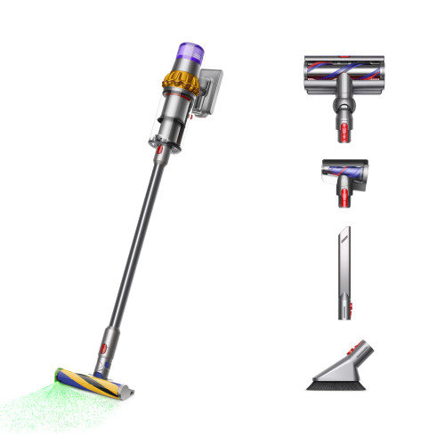 Dyson V15 Detect Plus Cordless Vacuum, Illumination Reveals dust, 240AW, 3 Power Modes, Up to 60 Minutes,² Deep Cleans Hard Floors and Carpets