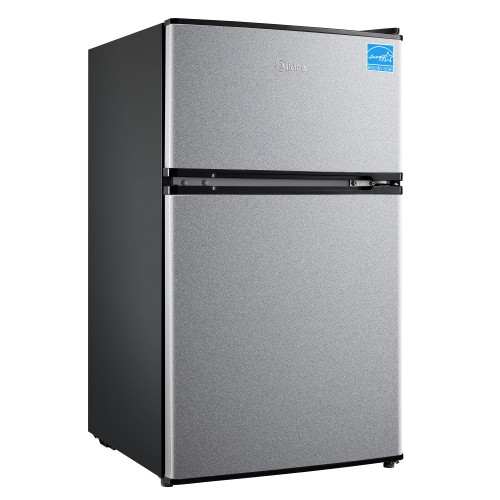 Midea WHD-113FSL 3.1 Cu Ft Compact Fridge with Freezer, Energy Star Certified Mini Fridge