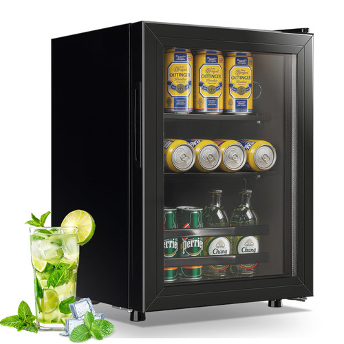 WANAI Small Beverage Refrigerator Cooler 1.3 Cu.Ft