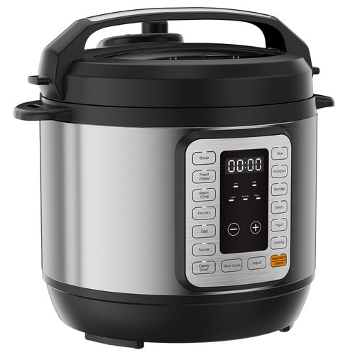 16-in-1 Electric Pressure Cooker 8QT, 12-Preset Multi Cookers with Ceramic Pot, Slow Cook Rice