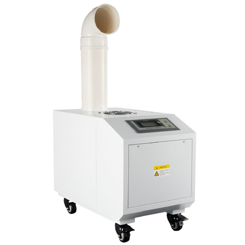Commercial Air Humidifier Sprayer with 10L/2.64gal Tank, 160m³/h Air Flow, Mist Cooling Sprayer for Warehouse Greenhouse Garden, Time Control