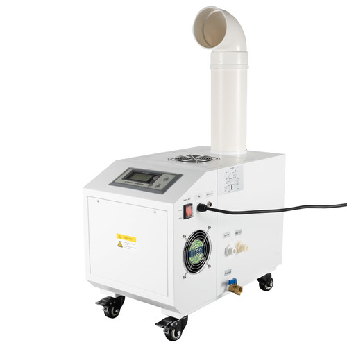 0.79Gal/H Smart Commercial Humidifier with LCD Screen & humidity Sensor Automatic Mist Cooling Sprayer Airflow for Warehouse