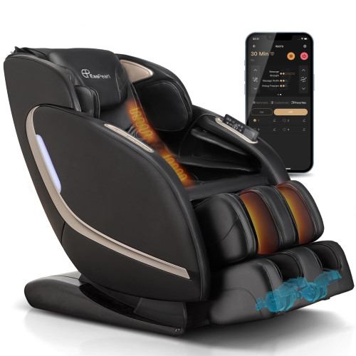 EASPEARL 2026 Massage Chair Full Body,SL-Track,165°Zero Gravity Massage with Full Body Heat,APP Control,Airbags