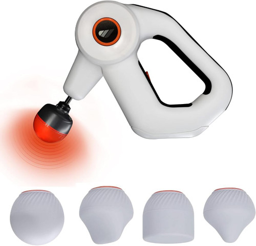 Wellbody Lite Muscle Relief Lite Deep Tissue Massage Gun | Heat Ball Tech for Trigger Points & Painful Knots | Hand-Held Convenience