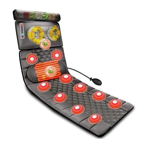 Shiatsu Massage Mat with 20 Kneading Heads, 9 Heat & Intensity Settings, Full Body Relief Cushion