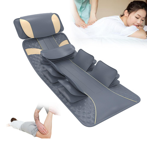 Portable Full Body Stretching Massage Mat with Airbags - 3D Lumbar Traction for Neck, Back, Waist & Hip Pain Relief