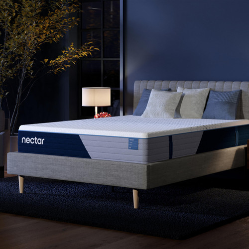 Nectar Classic Hybrid 12” Twin Mattress - Medium Firm - Memory Foam & Innerspring Coils - Cooling Top Layer - Back Pain Relief