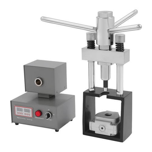Split Dental Flexible Denture Machine, 110V 400W Flexible Denture Injection System with Heater & Heat Press, 282-288℃ Temperature Adjustable for Dental Lab Flexible Removable Partial Dentures