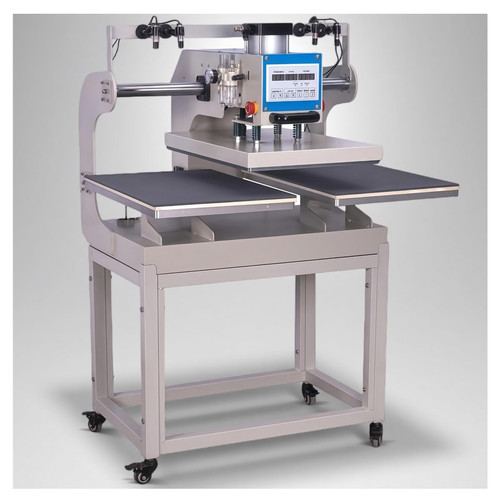 16x24 Dual Heat Press Machine: Double Platen Pneumatic Professional Sliding Transfer Digital Sublimation Printing Machine with Auto Up-Sliding Design for T-Shirts DTF/Sublimation/Vinyl 110V 20A