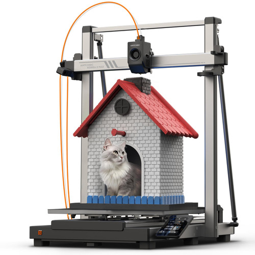 Anycubic Kobra 3 Max 3D Printer Only, Support Multicolor Needs ACE Pro, 600mm/s High-Speed Printing Large Build Volume 420x420x500mm Auto Leveling & Smart Vibration