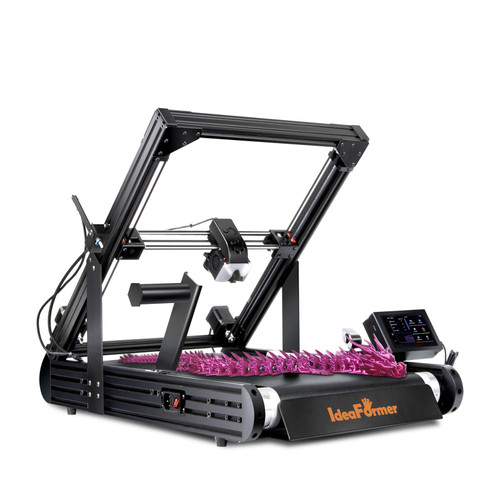Official IdeaFormer-3D IR3 V2 Conveyor Belt 3D Printer, Infinite Z Axis Continuous Printing Belt Printer Large Format 250×250×∞mm for Cosplay, Prototyping & Production Auto Leveling 400mm/s Speed