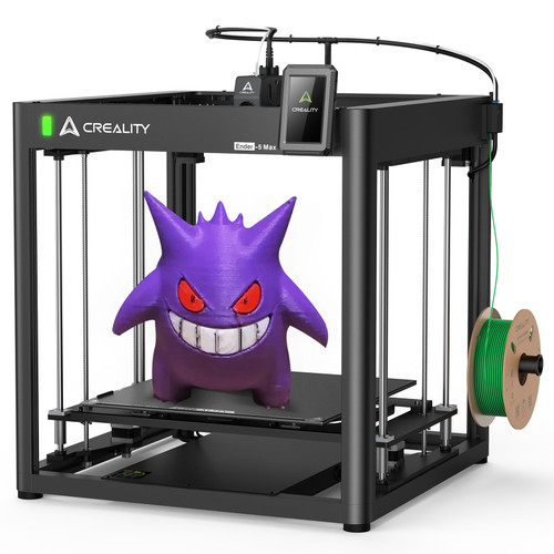 Creality Ender-5 Max 3D Printer,400x400x400mm Large Build Volume, 700mm/s High-Speed Printing, 36-Point Auto Leveling, LAN Multi-Device Control, Professional FDM 3D Printing