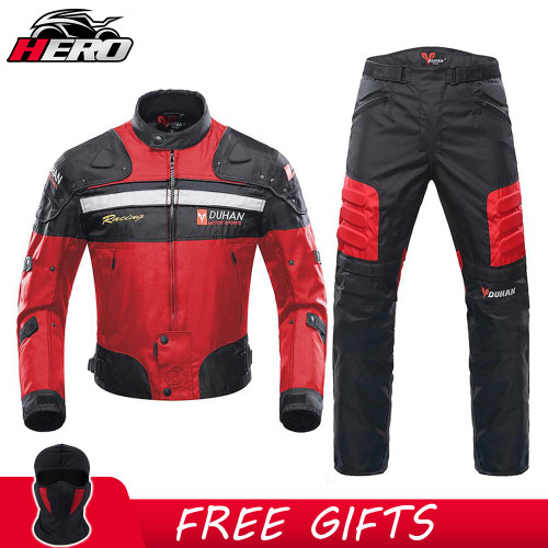 DUHAN Winter Motorcycle Jacket Men Chaqueta Moto Motocross Jacket Windproof Motorcycle 