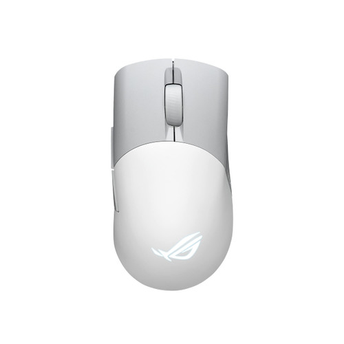 ASUS ROG Keris Wireless Aimpoint Gaming Mouse – Right-Handed Ergonomic, 75g, Tri-Mode Connectivity, 42K DPI, up to 119Hr Battery, PC/Mac Support - White