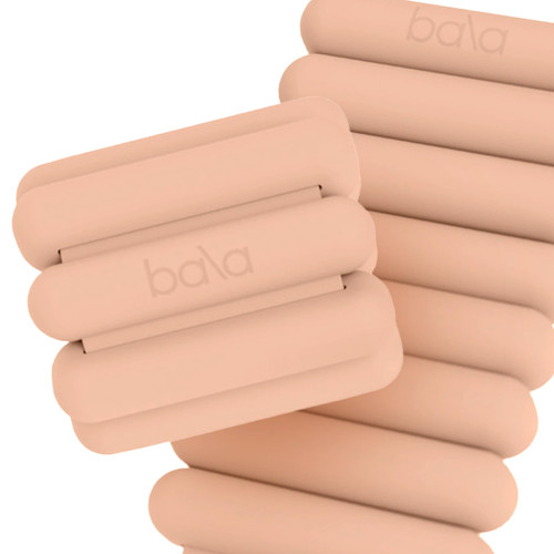 Bala Bangles Wrist & Ankle Weights for Women & Men - 3 lb Adjustable Weighted Bands - Soft Silicone Arm & Leg Weights for Pilates, Yoga, Walking, Barre, Home Workout & Strength Training Exercise