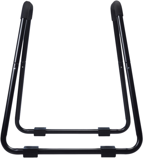 Amazon Basics Dip Bar Station, Portable Strength Training Stand for Tricep Dips & Calisthenics, Home Gym, 661 lb Weight Capacity, Black