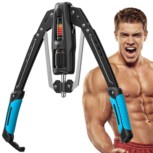 Merach Twister Arm Trainer, 22-440lb Hydraulic Power, Adjustable Home Chest Expander, Shoulder Muscle Training Fitness Equipment, Arm Enhanced Exercise Strengthener