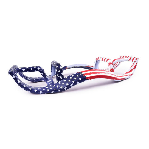 BOSU Helm Push Up Bar, Portable Pushup Exercise Equipment for Home Gym Training, Core, Abs and Upper Body Strength Workouts, Patriot Collection