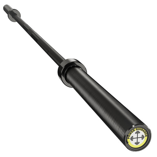 POWER GUIDANCE Olympic Barbell Bar, 7ft Strength Training Bar for Weightlifting, Home Fitness, 1200-Pound Capacity