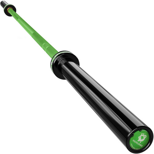 RICHUANG 7ft Olympic Barbell Weight Bar for Weightlifting, Powerlifting, CrossFit Training, 1000 lbs Max Load Capacity, Alloy Steel, 2 Inch Olympic Strength Training Bar for Home Gym Exercises Fitness Equipment 1000LBS-Green