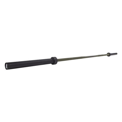 Fitvids 7ft Olympic Barbell 45LBS for Weightlifting and Powerlifting, 2 Inch Strength Training Bar with Needle Bearings, Green
