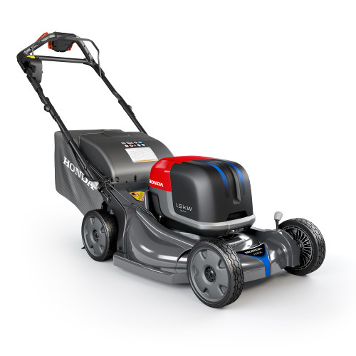 Honda HRX-BE 21-Inch Walk Behind 12 AH Battery Powered Lawn Mower with 2 Battery Bays, Variable Speed Self Propelled Lawn Mower with 2.2 Bushel Capacity, Easy-Off Grass Bag (HRX217YXBEXA6)