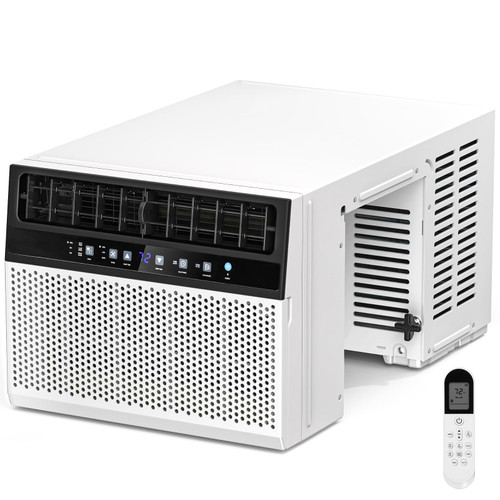 Antarctic Star 12,000 BTU Window Air Conditioners, U-Shaped Air Condtioner Unit Cools up to 550 Sq. Ft, 6 Modes 24H Timer Energy-saving Window AC Units, Full Window View, Easy to Install, White