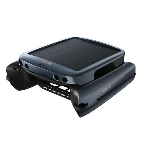 Beatbot iSkim Cordless Robotic Pool Skimmer with 9L Filter Basket, 24/7 Cleaning Solar Powered, 10000mAh Battery, 28-Hour Runtime, Auto Return, Smart Obstacle Avoidance, APP Control -Navy Blue