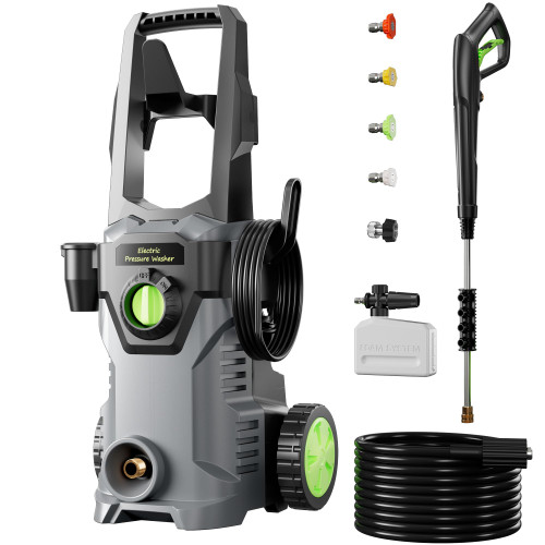 KVAOK Pressure Washer, Power Washers 4800PSI 2.6GPM with 4 Quick Connect Nozzles, High Pressure Washer for Cars, Fences, Patios, Decks, Boats, Home Use