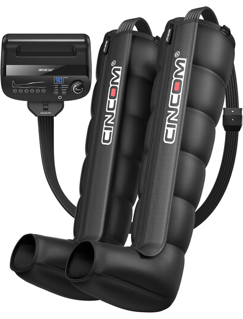 6-Zone Professional Dynamic Pressure Leg Massager Boots for Circulation Improvement & Muscle Recovery, Compression Therapy for Athletes