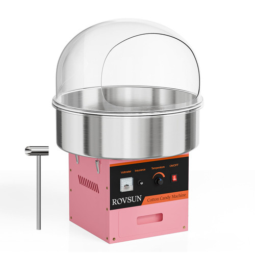 Electric Cotton Candy Maker Machine Candy Floss Maker Machine w/Cover