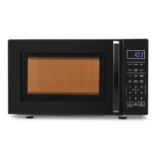Amazon Basics Countertop Microwave Oven with LED Light and Child Lock