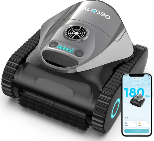 (2026 New) TALOSBO C1 Robotic Pool Cleaner, 180 Mins, Ultra-Strong Suction, Wall & Waterline Cleaning, Pool Vacuum for Inground Pools up to 1615 sq.ft