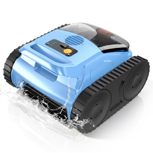 (2026 Upgrade) Robotic Pool Cleaner, Pool Vacuum for Inground Pools, Cleans Pool Floors, Walls & Waterline, Pools Up to 2100 Sq.ft, 190 Min