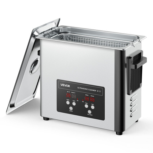 Digital Display, 120W Stainless Steel 40kHz Cleaning