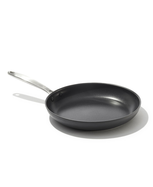 10" Frying Pan Skillet, PFAS-Free Ceramic Nonstick, Durable Hard Anodized Cookwar