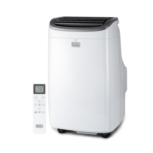 BLACK+DECKER Portable Air Conditioner, 9,000 BTU, BPACT08WT, White | 5,300 BTU SACC for Rooms up to 400 Sq. Ft., 3-in-1 Portable AC